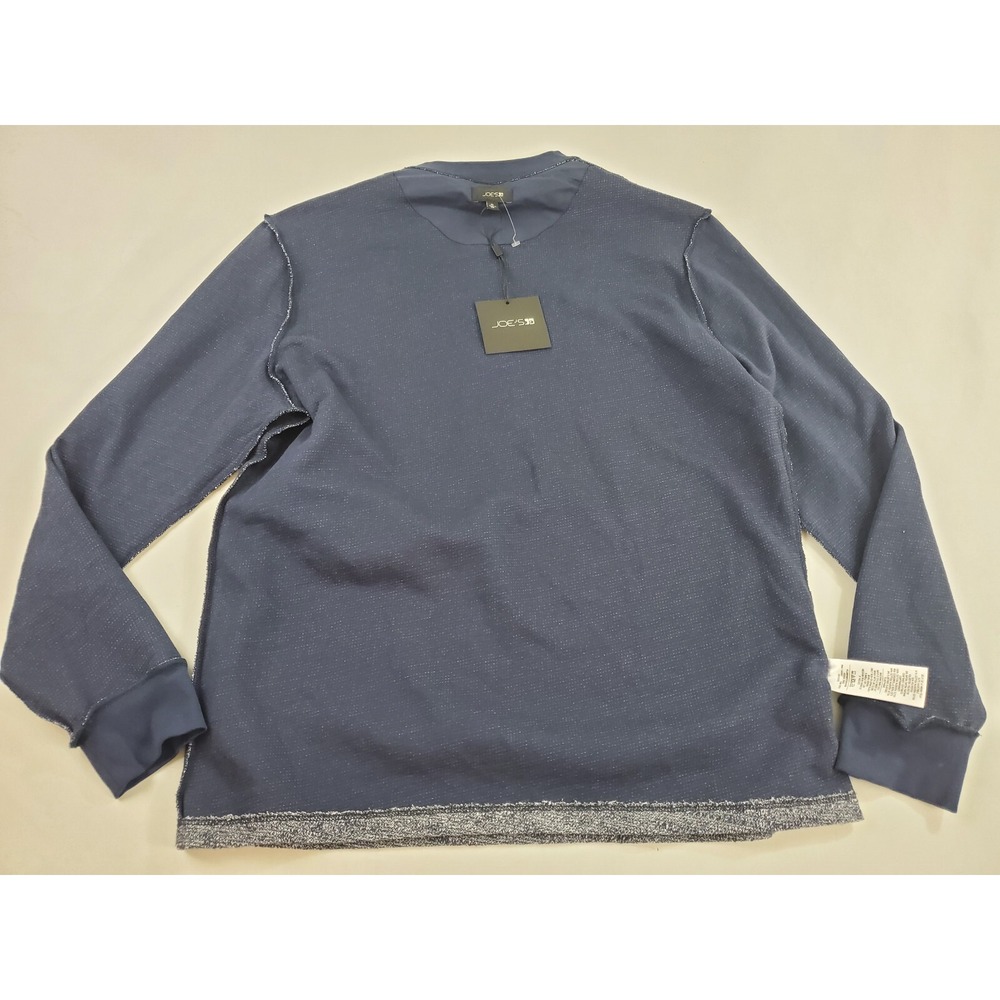 Joe's Jeans Mens Henley Sweater Night Sky Blue XL 45JMFAWHV004-NSK USA Made - Picture 8 of 8